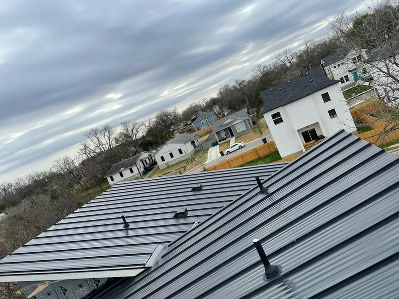 Standing seam metal roof panels with vents for Skylight Repair in Idylwood